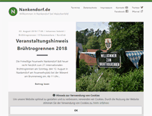 Tablet Screenshot of nankendorf.de